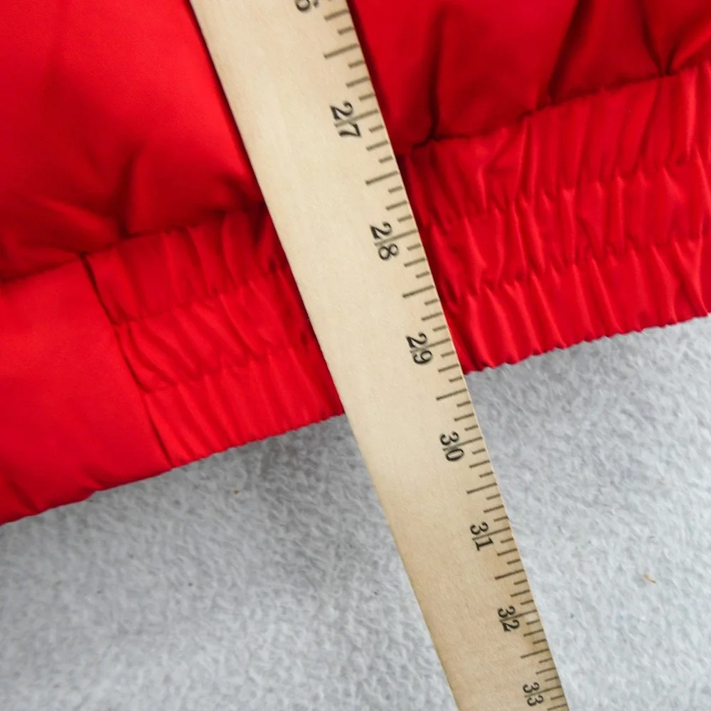 G-III Jacket Mens Large Detroit Red Wings Red Black Puffer Full Zip NHL Hockey‎